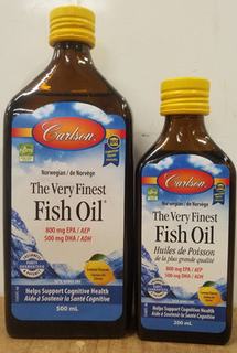 Fish Oil - The Very Finest - LEMON (Carlson)